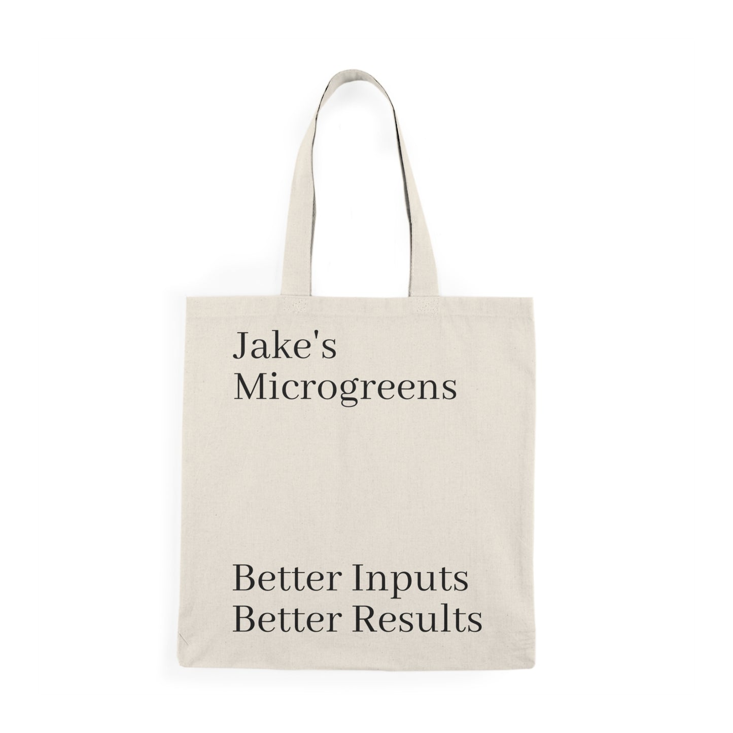 JM Canvas Tote Bag