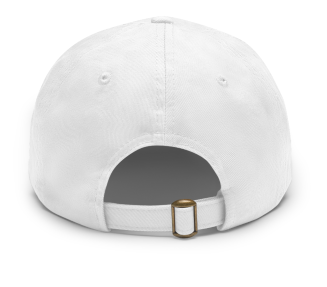 Classic Dad Cap with Leather Patch- Unisex