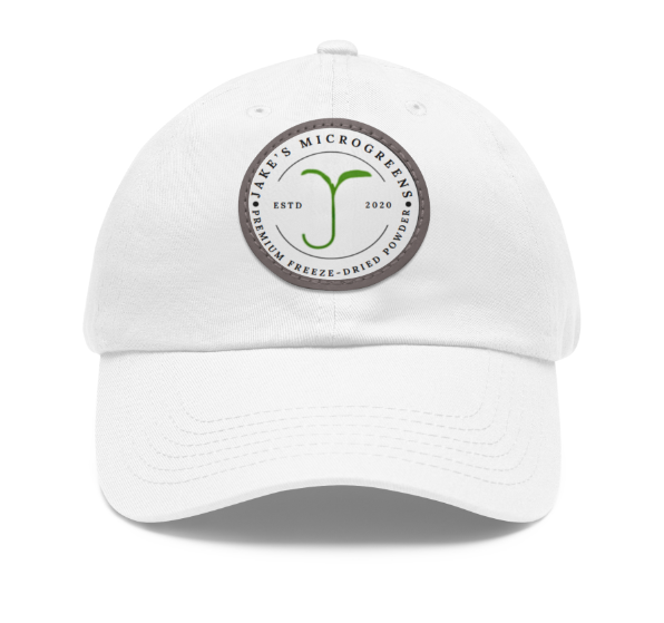 Classic Dad Cap with Leather Patch- Unisex