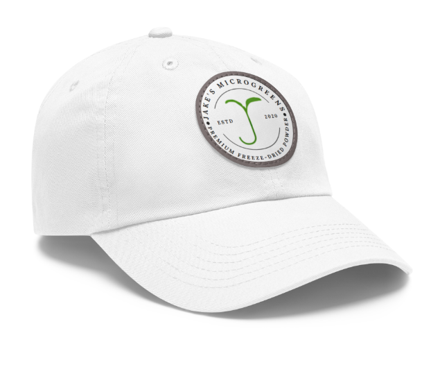 Classic Dad Cap with Leather Patch- Unisex