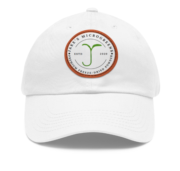 Classic Dad Cap with Leather Patch- Unisex