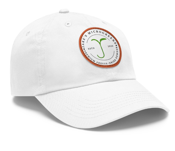 Classic Dad Cap with Leather Patch- Unisex