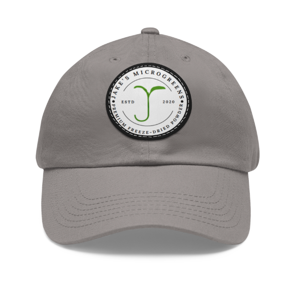 Classic Dad Cap with Leather Patch- Unisex