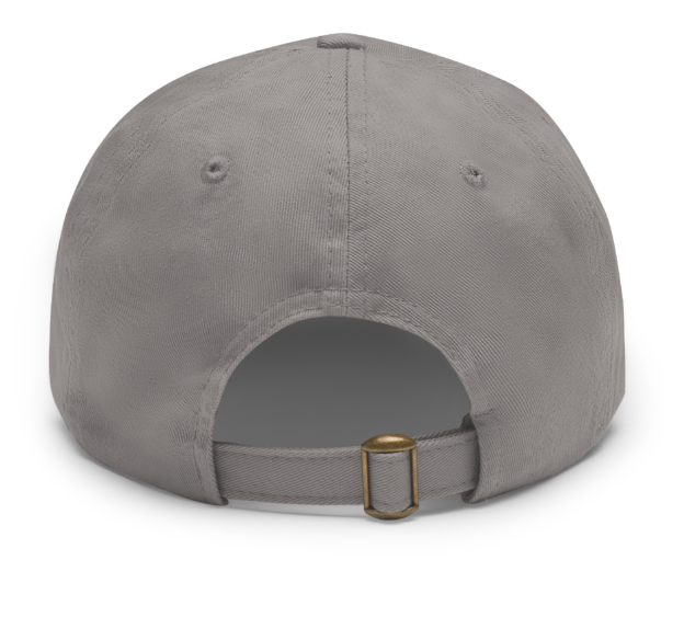 Classic Dad Cap with Leather Patch- Unisex