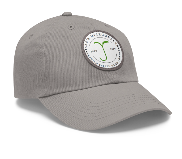 Classic Dad Cap with Leather Patch- Unisex