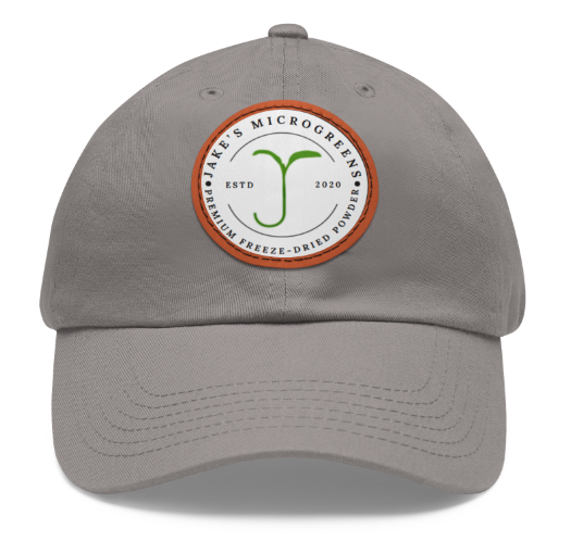 Classic Dad Cap with Leather Patch- Unisex