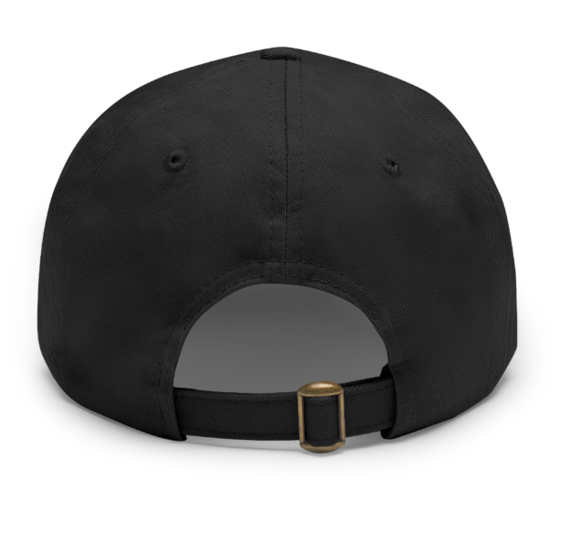 Classic Dad Cap with Leather Patch- Unisex