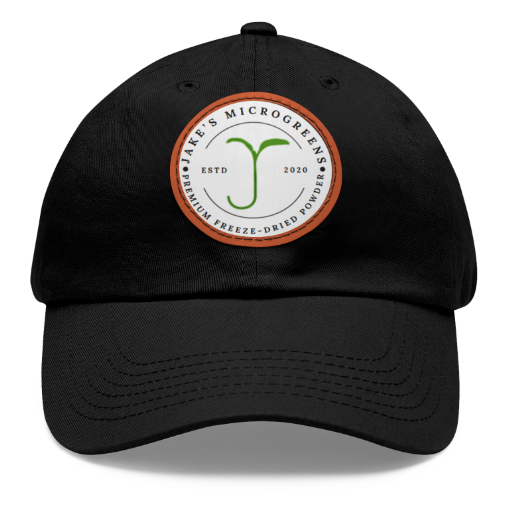 Classic Dad Cap with Leather Patch- Unisex