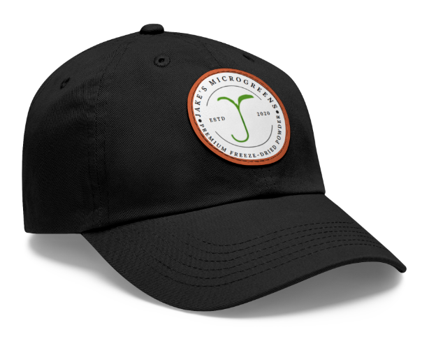 Classic Dad Cap with Leather Patch- Unisex