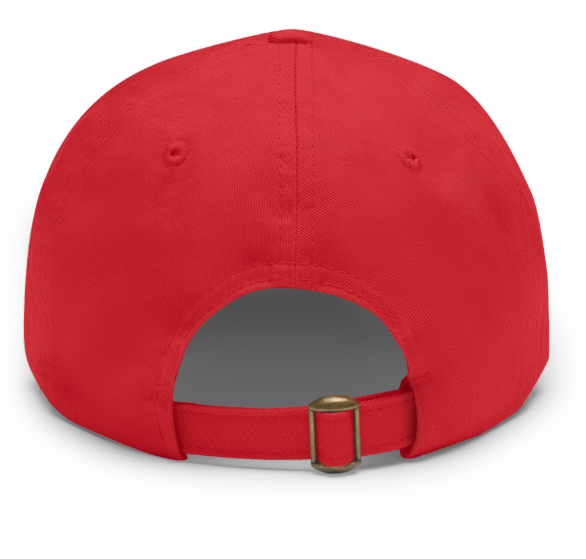 Classic Dad Cap with Leather Patch- Unisex