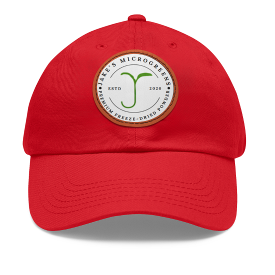 Classic Dad Cap with Leather Patch- Unisex