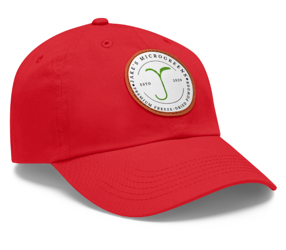 Classic Dad Cap with Leather Patch- Unisex