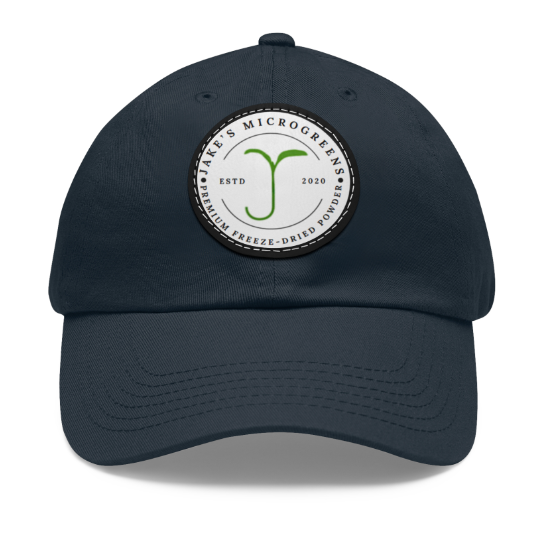 Classic Dad Cap with Leather Patch- Unisex