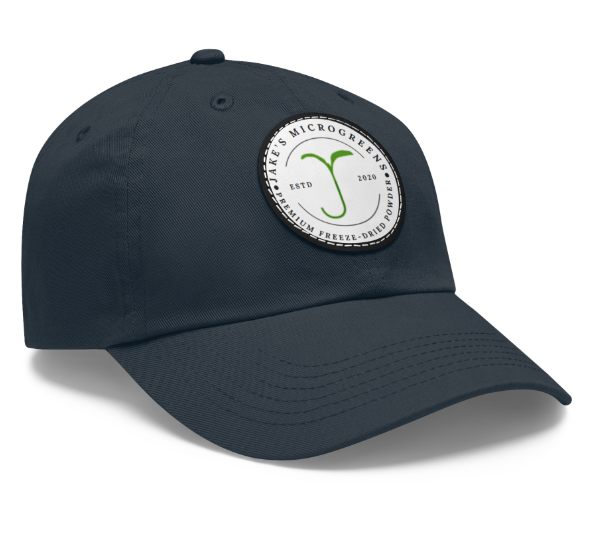 Classic Dad Cap with Leather Patch- Unisex