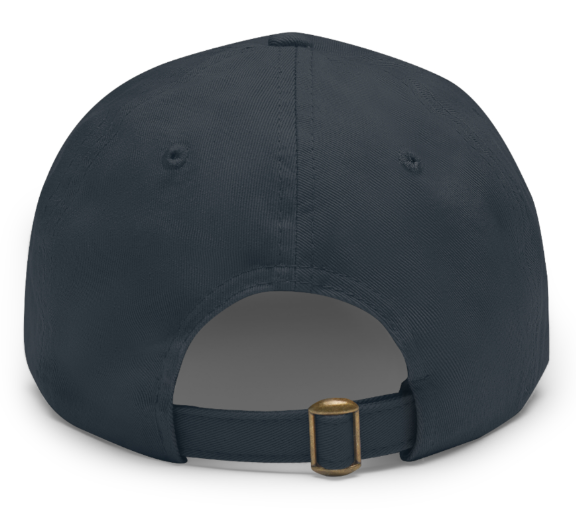 Classic Dad Cap with Leather Patch- Unisex