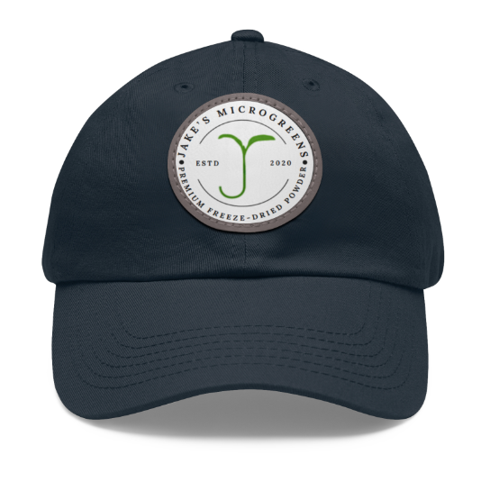 Classic Dad Cap with Leather Patch- Unisex