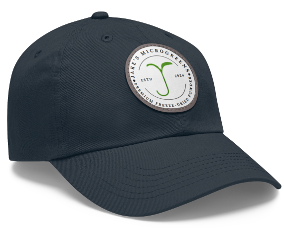 Classic Dad Cap with Leather Patch- Unisex