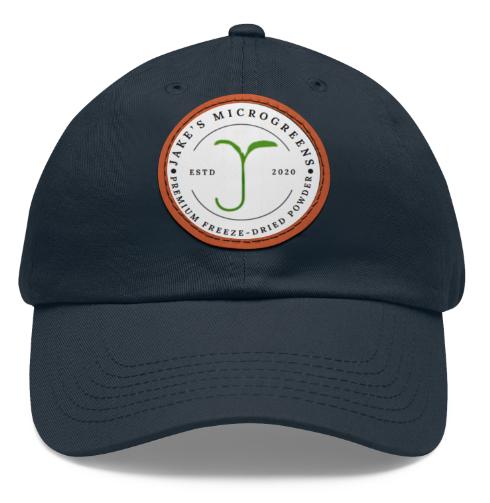 Classic Dad Cap with Leather Patch- Unisex