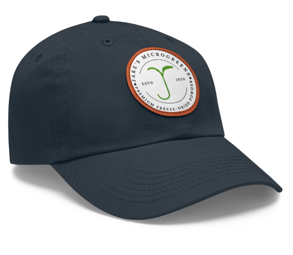 Classic Dad Cap with Leather Patch- Unisex