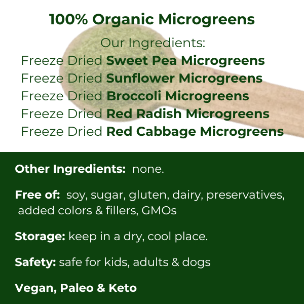 Organic Pure Microgreen Powder