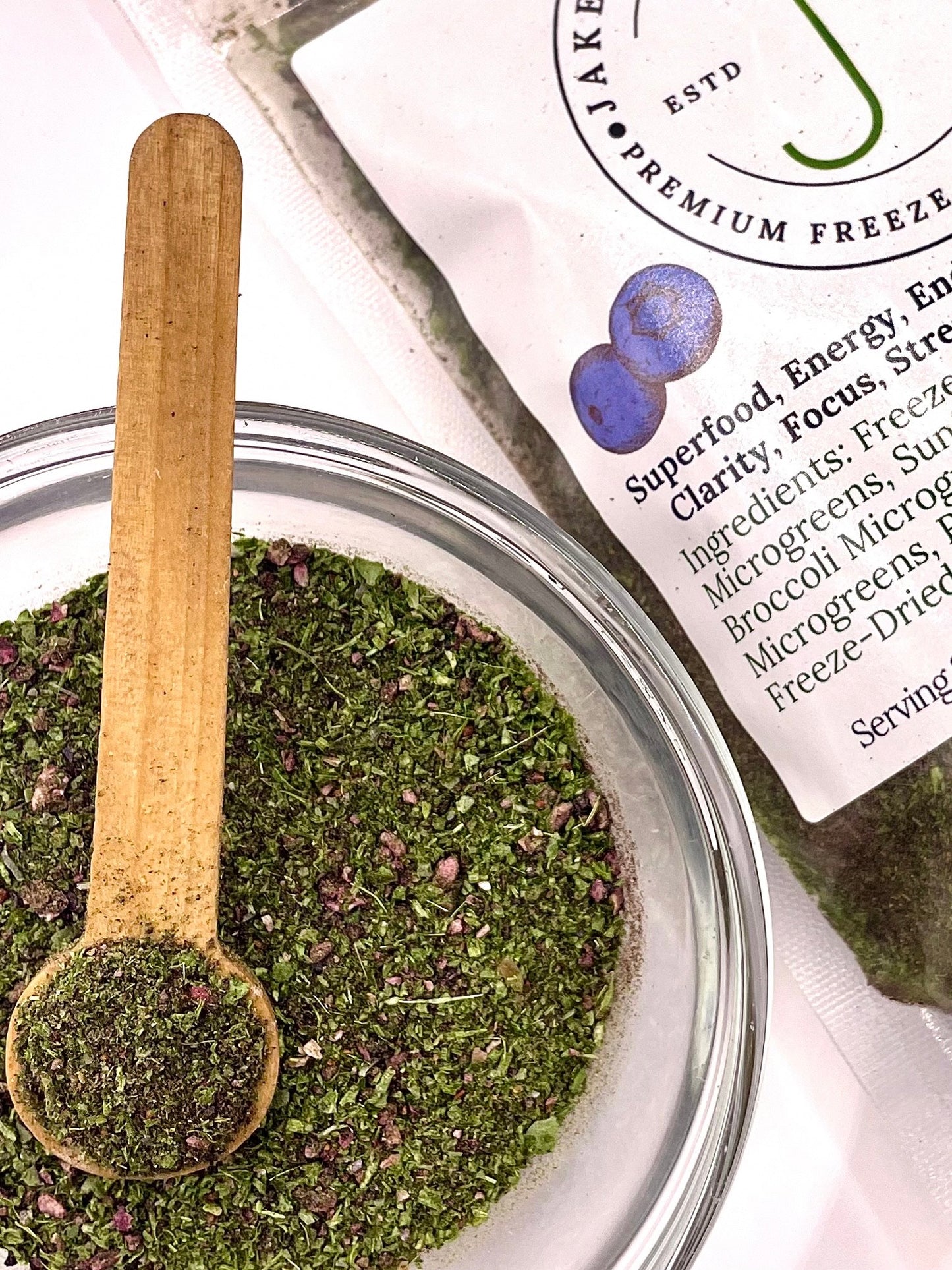 Organic Microgreen & Wild Blueberry Powder